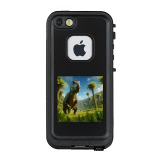 COQUE LifeProof FRÄ’ POUR iPhone SE/5/5s  太古の楽園を歩むイグアノドン