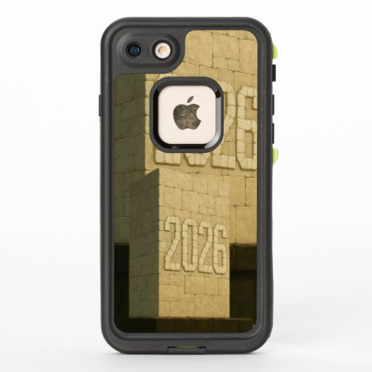 Coque LifeProof Pour iPhone 3D Number Design for New Year 2026 (Dos)