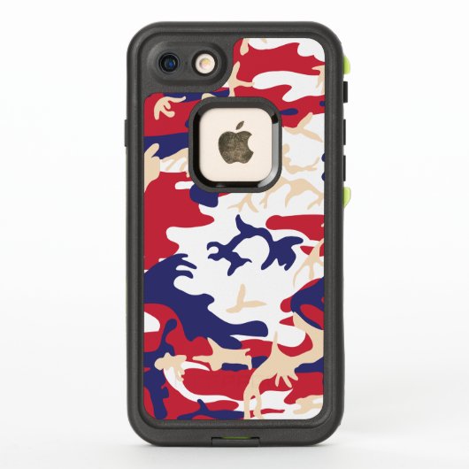 Coque LifeProof Pour iPhone 4 juillet, Jour de l'Indépendance, Beige de camouf (Dos)