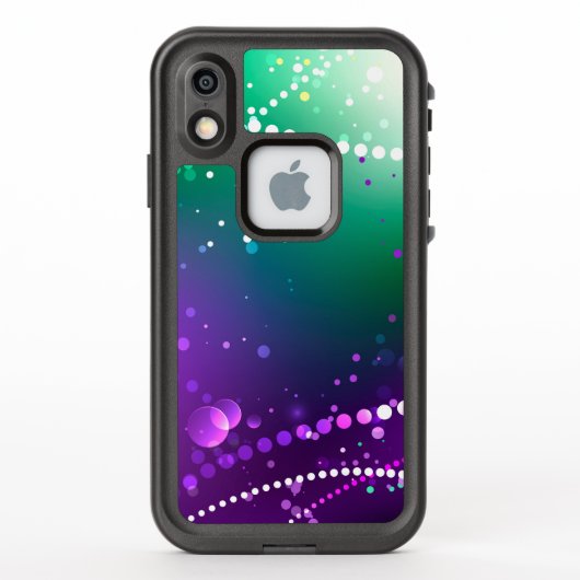 Coque LifeProof Pour iPhone Arrière - plan mardi Gras Festive violet (Dos)