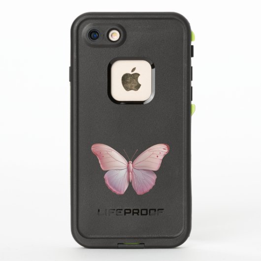 Coque LifeProof Pour iPhone Art élégant minimaliste moderne papillon (Dos)