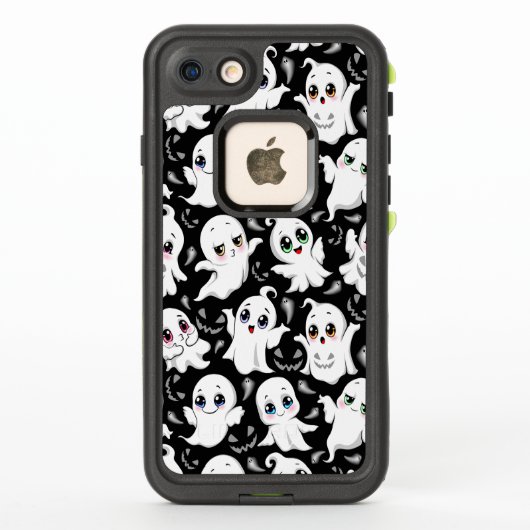 Coque LifeProof Pour iPhone Baby Ghosts Éffrayant mignon Halloween humeur (Dos)