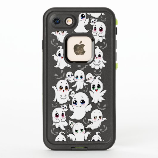 Coque LifeProof Pour iPhone Baby Ghosts Éffrayant mignon Halloween humeur (Dos)