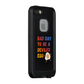Coque LifeProof Pour iPhone Bad Day to Be a Deviled Egg (Dos/Droite)