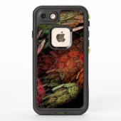 Coque LifeProof Pour iPhone Broches à brosse à arc-en-ciel cassées (Dos)