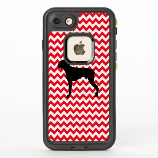 Coque LifeProof Pour iPhone Camion-feu Chevron rouge avec boîte (Dos)