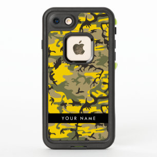 Camouflage jaune et vert Personnalisez votre nom
