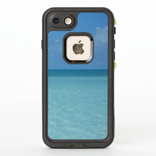 Coque LifeProof Pour iPhone Caraïbes Horizon Tropical Turquoise Bleu (Dos)