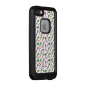 Coque LifeProof Pour iPhone Carnivores rose (Dos/Droite)