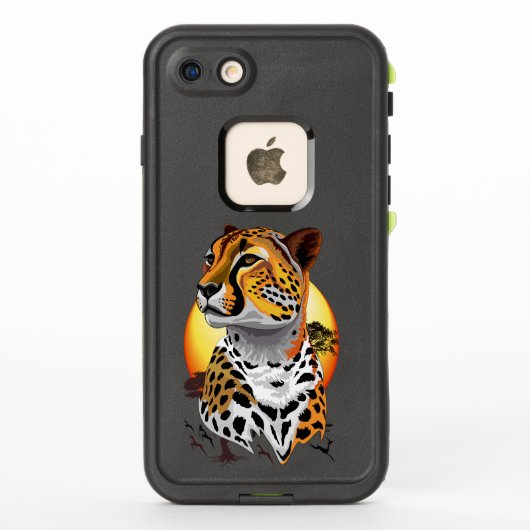 Coque LifeProof Pour iPhone Cheetah African Feline Wild Animal (Dos)