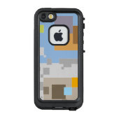 Coque LifeProof Pour iPhone Création de Motif Abstrait (Dos)