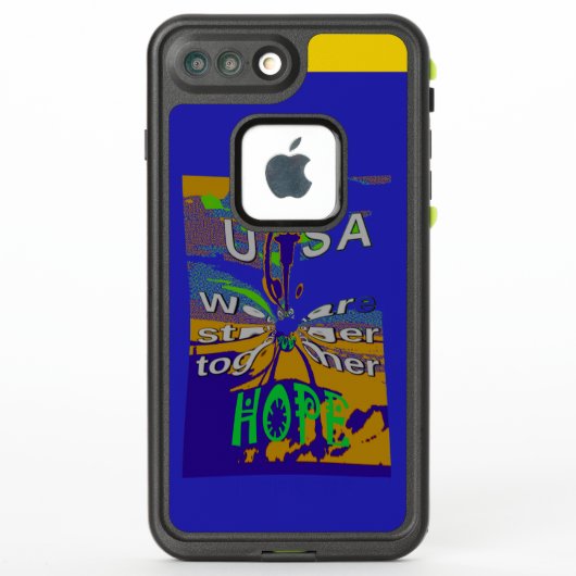 Coque LifeProof Pour iPhone Créer votre propre espoir pour une USA plus forte (Dos)