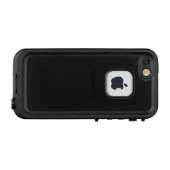 Coque LifeProof Pour iPhone Créez votre propre blanc (Dos Horizontal)