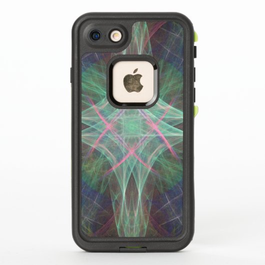 Coque LifeProof Pour iPhone Croix arc-en-ciel Pastel (Dos)