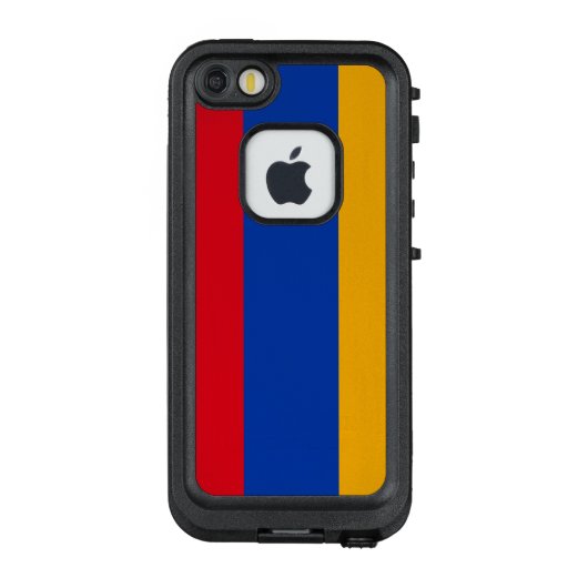 Coque LifeProof Pour iPhone Drapeau patriotique arménien (Dos)