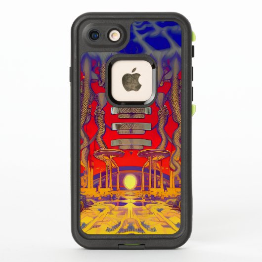 Coque LifeProof Pour iPhone Dreamland psychédélique (Dos)