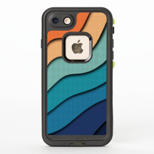 Coque LifeProof Pour iPhone Effet coupe demi-ton (Dos)
