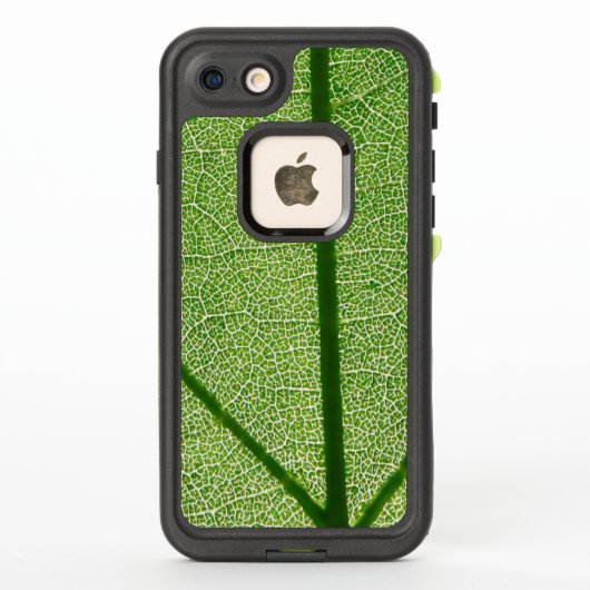 Coque LifeProof Pour iPhone Fermer la feuille verte (Dos)