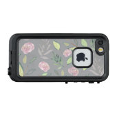 Coque LifeProof Pour iPhone Fleurs d'aquarelle festive 2 (Dos Horizontal)