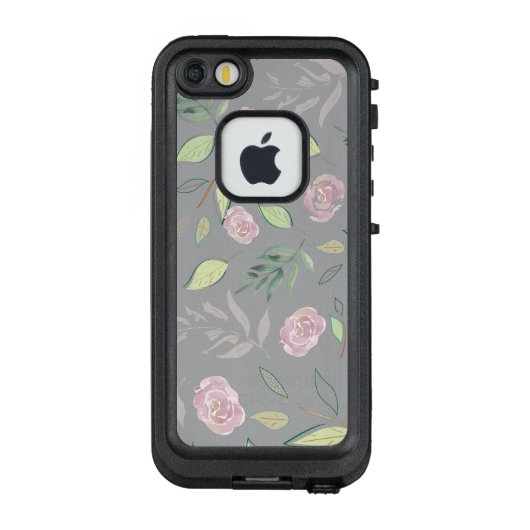Coque LifeProof Pour iPhone Fleurs d'aquarelle festive 2 (Dos)