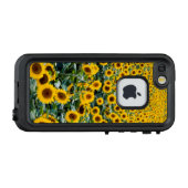 Coque LifeProof Pour iPhone Fleurs de soleil, Wisconsin field (Dos Horizontal)