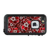 Coque LifeProof Pour iPhone Fleurs Mandala 4 (Dos Horizontal)