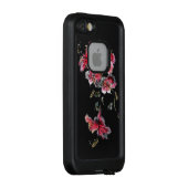Coque LifeProof Pour iPhone Fleurs tropicales de ketmie (Dos/Droite)