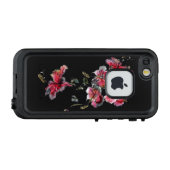 Coque LifeProof Pour iPhone Fleurs tropicales de ketmie (Dos Horizontal)
