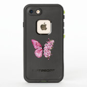 Coque LifeProof Pour iPhone Flower Butterfly (Dos)