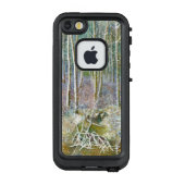 Coque LifeProof Pour iPhone forêt hivernale (Dos)