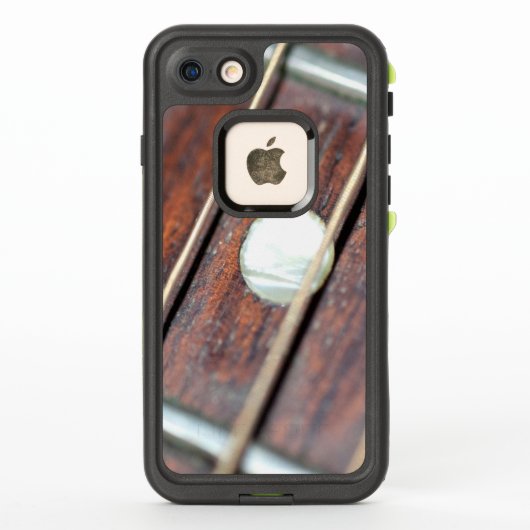 Coque LifeProof Pour iPhone Fret et cordes de guitare acoustique (Dos)