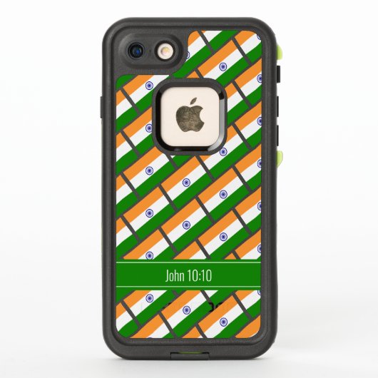 Coque LifeProof Pour iPhone INDIA FLAG élégant Customisé INDIEN (Dos)