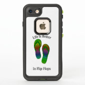 Coque LifeProof Pour iPhone La Vie Est Meilleure En Tournesol (Dos)