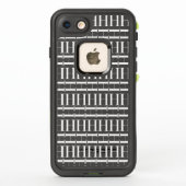 Coque LifeProof Pour iPhone Lettre initiale H monogramme (Dos)