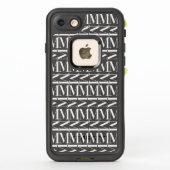 Coque LifeProof Pour iPhone Lettre initiale M (Dos)