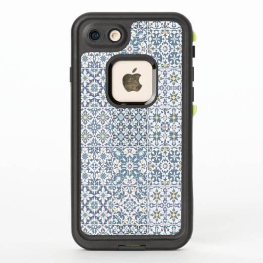 Coque LifeProof Pour iPhone Mediterranean Tiles, Moroccan, Majolica, Azulejo (Dos)