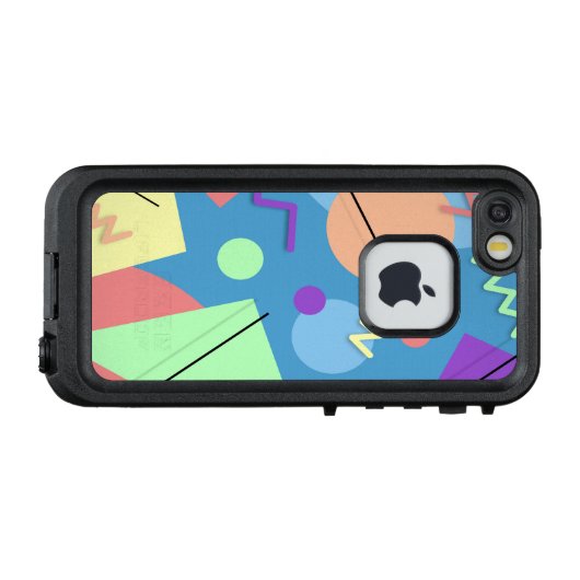 Coque LifeProof Pour iPhone Memphis no 4 (Dos Horizontal)