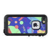 Coque LifeProof Pour iPhone Memphis no 42 (Dos Horizontal)