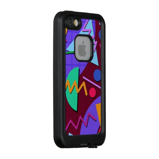 Coque LifeProof Pour iPhone Memphis No 9 (Dos/Droite)