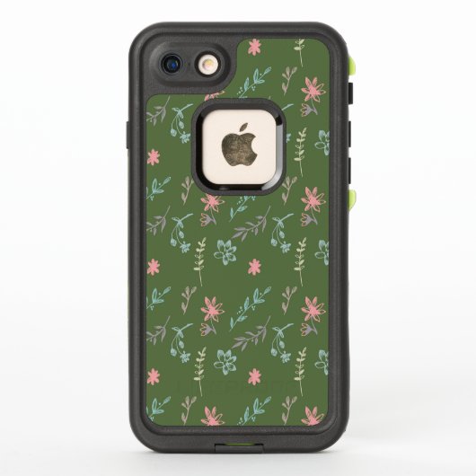 Coque LifeProof Pour iPhone Modèle floral délicat (Dos)