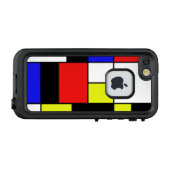 Coque LifeProof Pour iPhone Mondrian #21 (Dos Horizontal)