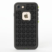 Coque LifeProof Pour iPhone Motif baroque gris sur noir