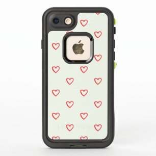 Motif de cœurs rouges, Mignon, Amour