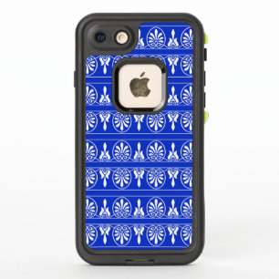 Motif méditerranéen grec Arabesque bleu