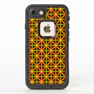 Motif orange et jaune inspiré par Retro