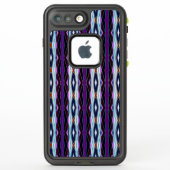 Coque LifeProof Pour iPhone Motif violet unique (Dos)