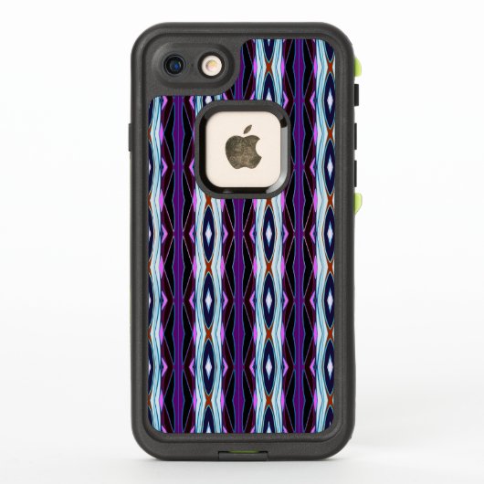 Coque LifeProof Pour iPhone Motif violet unique (Dos)