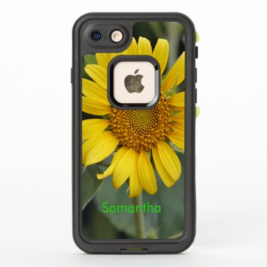 Coque LifeProof Pour iPhone Nom Tournesol Jaune (Dos)