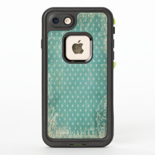 Papier peint Turquoise vintage usagé