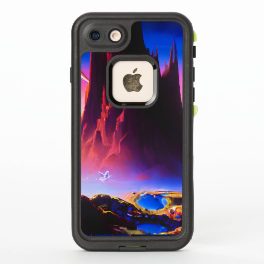 Coque LifeProof Pour iPhone Peinture à l'huile Dream World (Dos)